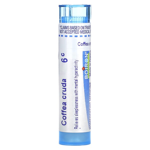 Boiron, Coffea Cruda, 6C, Sleep Aid, Approx 80 Pellets
