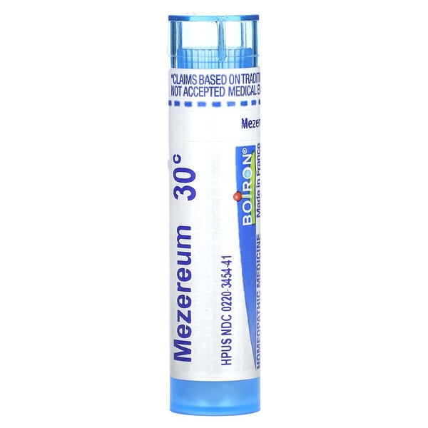 Boiron, Mezereum, 30C, Sinus Pain Relief, Approx 80 Pellets
