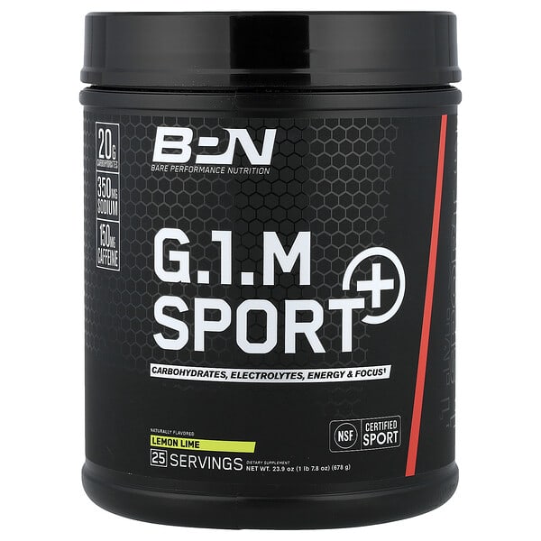 BPN, G.1.M Sport+, Lemon Lime, 1 lb 7.8 oz (678 g)
