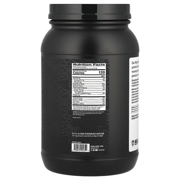 Alternative view of BPN, Whey Protein Powder, Blueberry Muffin, 2 lbs 0.7 oz (926 g)