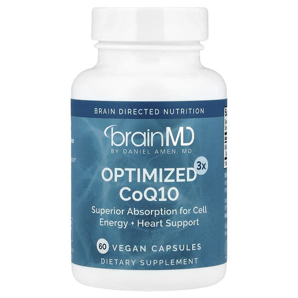 BrainMD, Optimized3x CoQ10, 60 Vegan Capsules