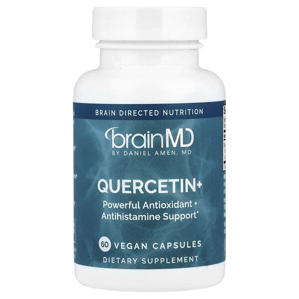 BrainMD, Quercetin+, 60 Vegan Capsules (250 mg per Capsule)