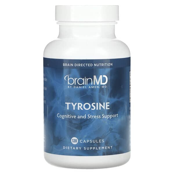 BrainMD, Tyrosine, 120 Capsules (500 mg per Capsule)