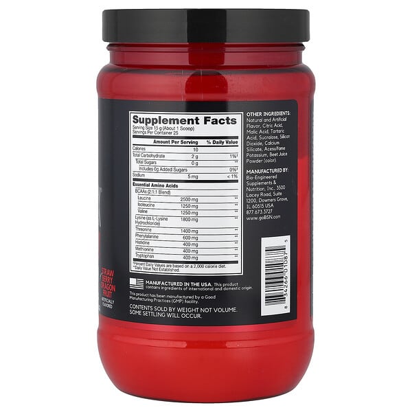 Alternative view of BSN, AminoX®, EAAs, Strawberry Dragon Fruit, 13.2 oz (375 g)