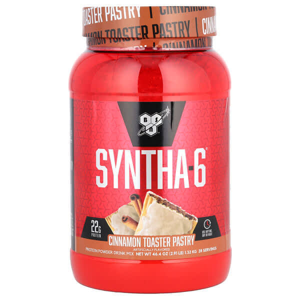 BSN, Syntha-6®, Protein Powder Drink Mix, Cinnamon Toaster Pastry, 2.91 lbs (1.32 kg) 2 BSN, Syntha-6®, Protein Powder Drink Mix, Cinnamon Toaster Pastry, 2.91 lbs (1.32 kg)