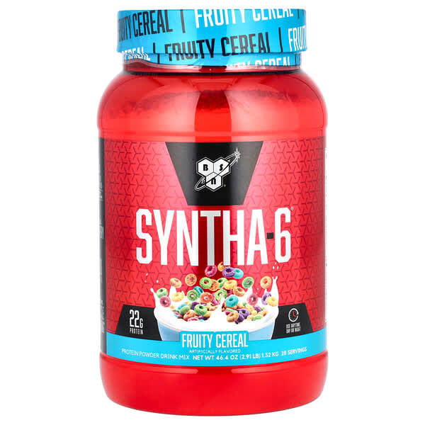 BSN, Syntha-6®, Protein Powder Drink Mix, Fruity Cereal, 2.91 lb (1.32 kg) 2 BSN, Syntha-6®, Protein Powder Drink Mix, Fruity Cereal, 2.91 lb (1.32 kg)