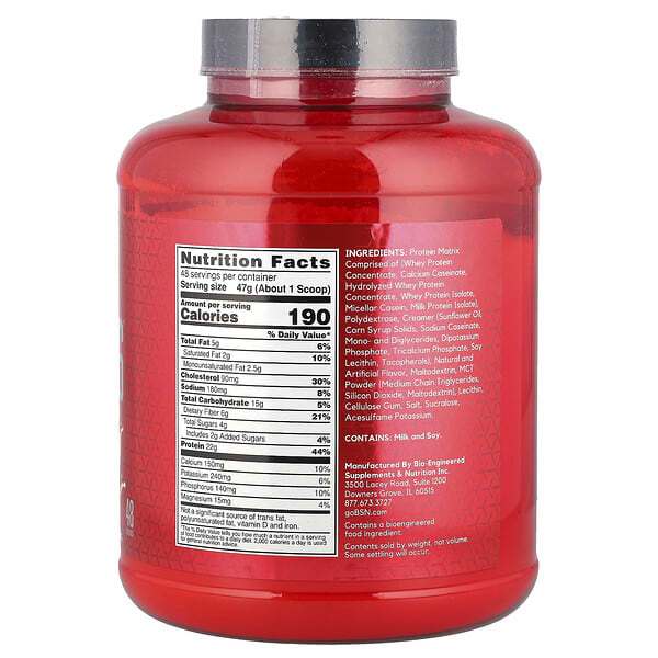Alternative view of BSN, Syntha-6®, Ultra Premium Protein Matrix, Vanilla Ice Cream, 5 lb (2.27 kg)