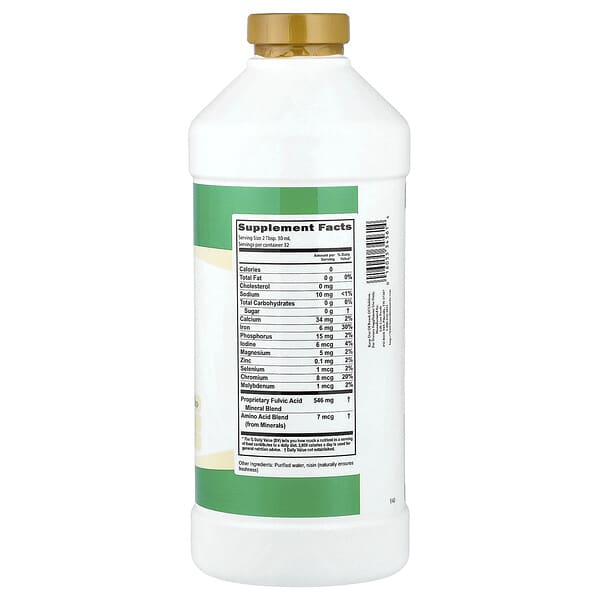 Alternative view of Buried Treasure, Fulvic Minerals, Pure, 33 fl oz (990 ml)