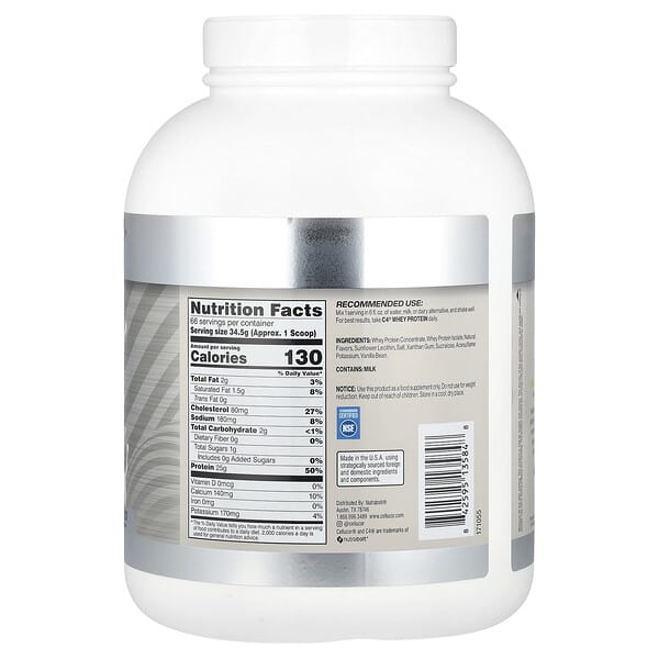 Alternative view of C4 / Cellucor, C4® Whey Protein, Vanilla Bean, 5.02 lb (2.28 kg)
