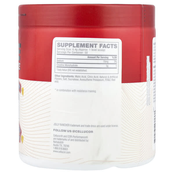 Alternative view of C4 / Cellucor, COR-Performance® Creatine, Jolly Rancher, Cherry, 11.3 oz (321 g)
