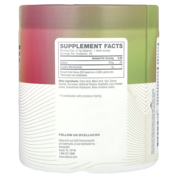 Alternative view of C4 / Cellucor, COR-Performance® Creatine, Watermelon, 11.1 oz (315 g)