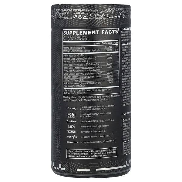 Alternative view of C4 / Cellucor, Max Test™, Testosterone Booster, 120 Capsules