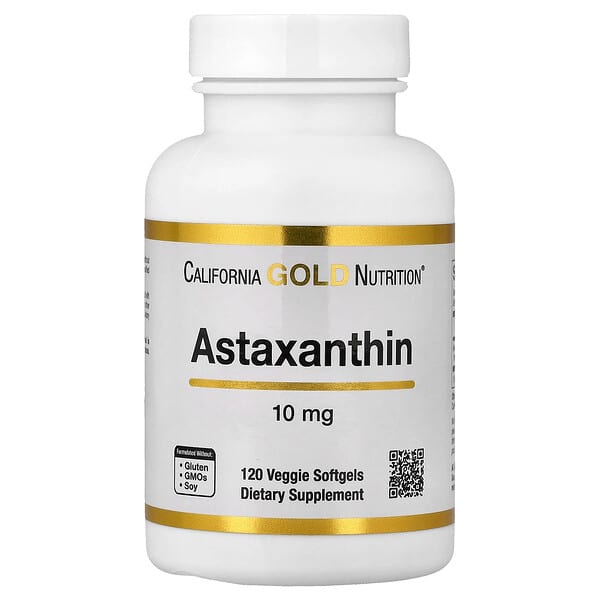 California Gold Nutrition, Astaxanthin, 10 mg, 120 Veggie Softgels