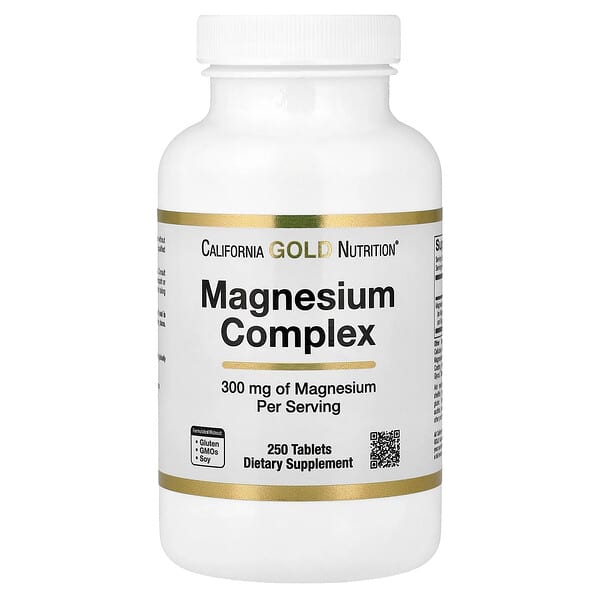 California Gold Nutrition, Magnesium Complex, 300 mg, 250 Tablets