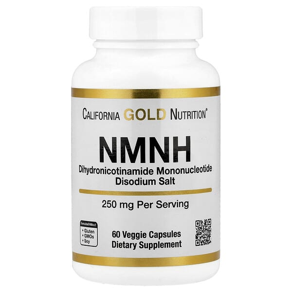 California Gold Nutrition, NMNH, 250 mg, 60 Veggie Capsules