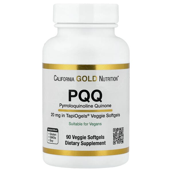 California Gold Nutrition, PQQ, 20 mg, 90 Veggie Softgels