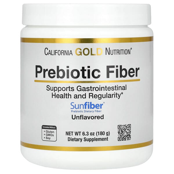 California Gold Nutrition, Prebiotic Fiber, 6.3 oz (180 g)