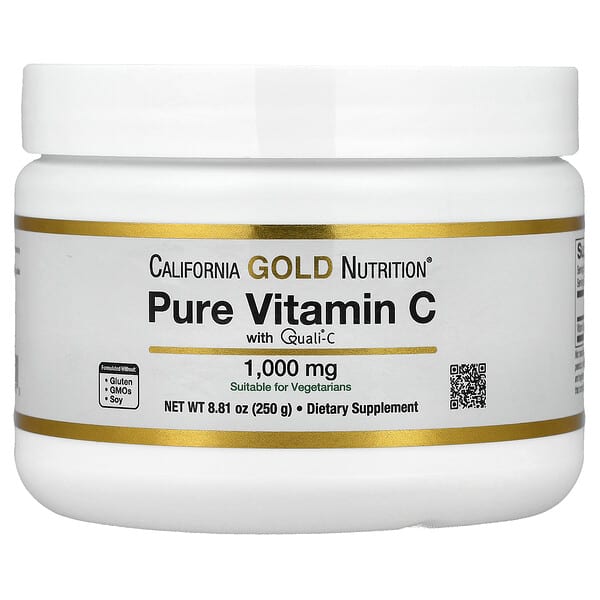 California Gold Nutrition, Pure Vitamin C, Quali®-C Powder, 8.81 oz (250 g)