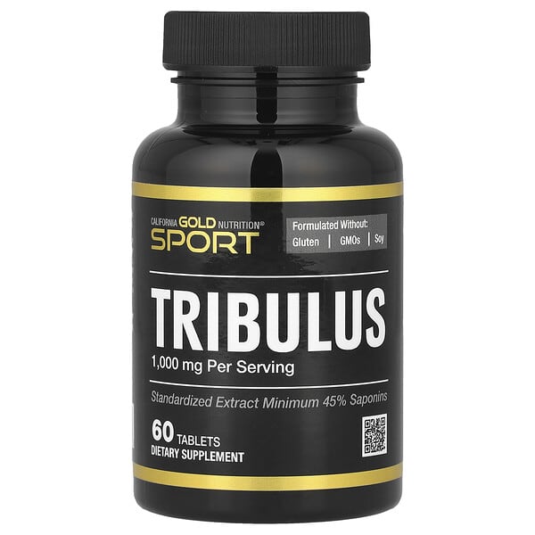California Gold Nutrition, Sport, Tribulus, 1,000 mg, 60 Tablets