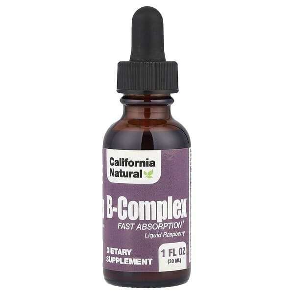 California Natural, B-Complex, Raspberry, 1 oz (30 ml) 4 California Natural, B-Complex, Raspberry, 1 oz (30 ml)
