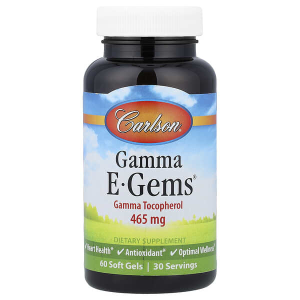 Carlson, Gamma E-Gems®, 60 Soft Gels