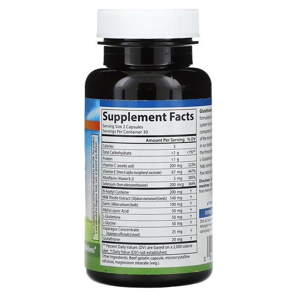 Alternative view of Carlson, Glutathione Booster , 60 Capsules