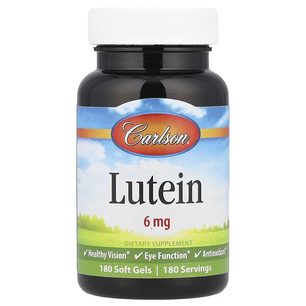 Carlson, Lutein, 180 Soft Gels