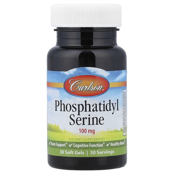 Carlson, Phosphatidyl Serine , 100 mg, 30 Soft Gels