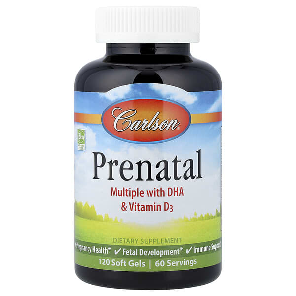 Carlson, Prenatal, 120 Soft Gels