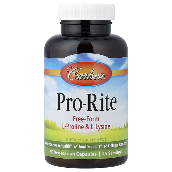 Carlson, Pro-Rite, 90 Vegetarian Capsules