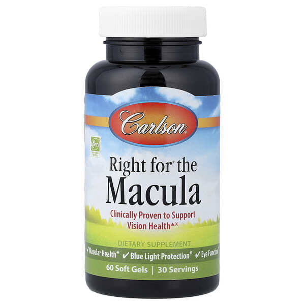 Carlson, Right for® the Macula, 60 Soft Gels