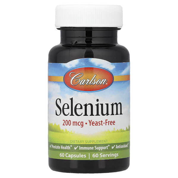 Carlson, Selenium, 60 Capsules