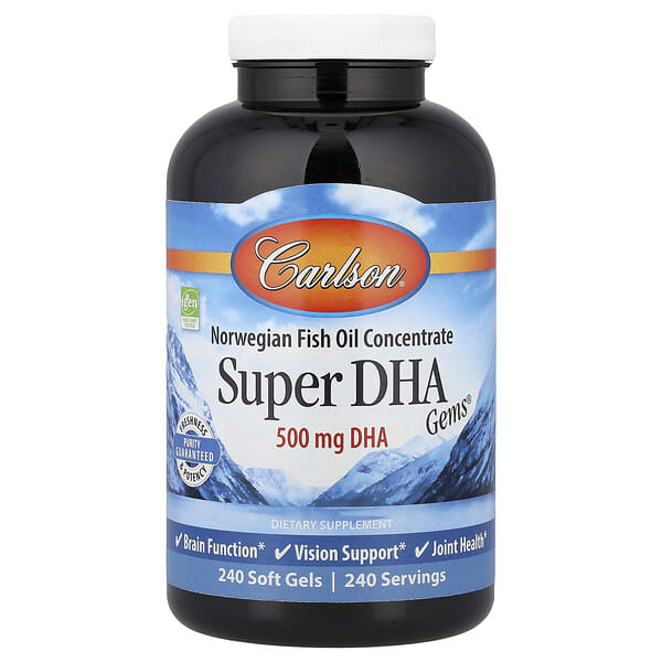 Carlson, Super DHA Gems®, 240 Soft Gels