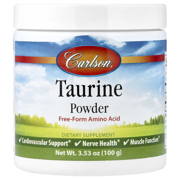 Carlson, Taurine Powder, 3.53 oz (100 g)