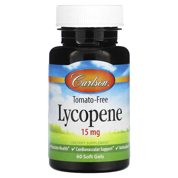 Carlson, Tomato-Free Lycopene, 15 mg, 60 Soft Gels 3 Carlson, Tomato-Free Lycopene, 15 mg, 60 Soft Gels