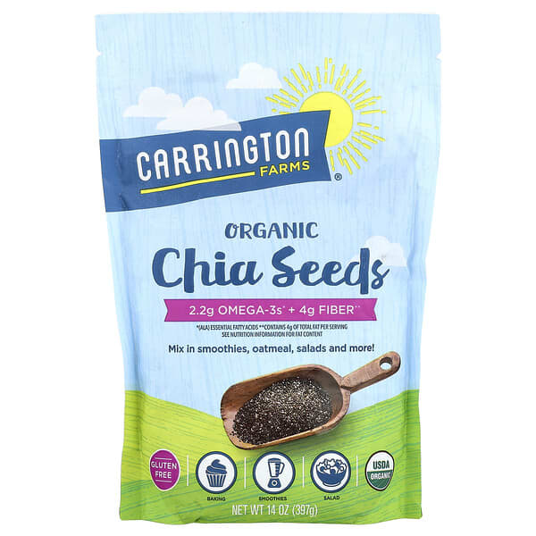 Carrington Farms, Organic Chia Seeds, 14 oz (397 g)