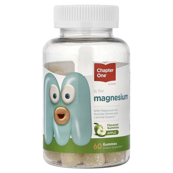 Chapter One, Magnesium Gummies, Apple, 60 Gummies (50 mg per Gummy)