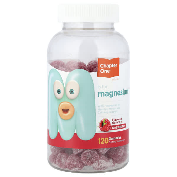 Chapter One, Magnesium Gummies, Raspberry, 120 Gummies