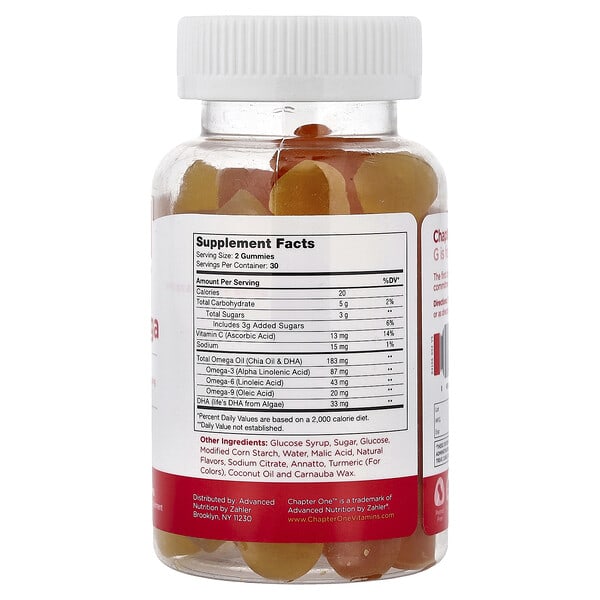 Alternative view of Chapter One, Omega Gummies, Flavored, 60 Gummies
