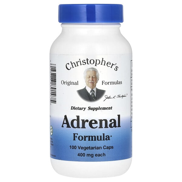 Christopher's Original Formulas, Adrenal Formula, 100 Vegetarian Caps