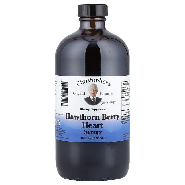 Christopher's Original Formulas, Hawthorn Berry Heart Syrup, 16 fl oz (472 ml)