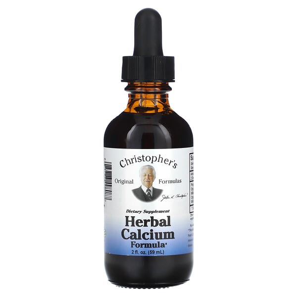 Christopher's Original Formulas, Herbal Calcium Formula, 2 fl oz (59 ml) 2 Christopher's Original Formulas, Herbal Calcium Formula, 2 fl oz (59 ml)