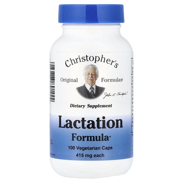 Christopher's Original Formulas, Lactation Formula, 100 Vegetarian Caps