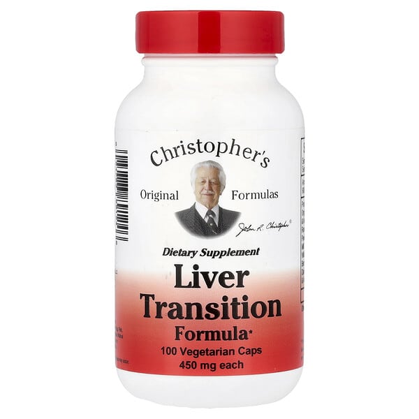 Christopher's Original Formulas, Liver Transition Formula, 100 Vegetarian Caps 2 Christopher's Original Formulas, Liver Transition Formula, 100 Vegetarian Caps