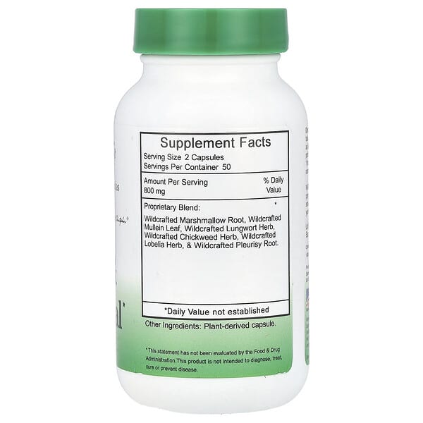 Alternative view of Christopher's Original Formulas, Lung & Bronchial, 100 Vegetarian Caps