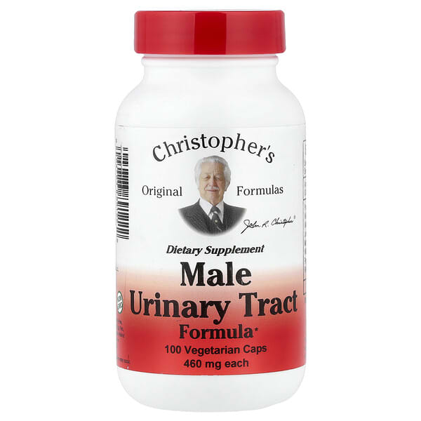 Christopher's Original Formulas, Male Urinary Tract Formula, 460 mg, 100 Vegetarian Caps