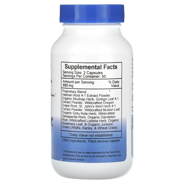 Alternative view of Christopher's Original Formulas, MindTrac Formula, 440 mg, 100 Vegetarian Caps