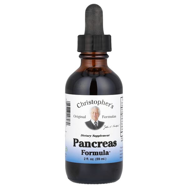 Christopher's Original Formulas, Pancreas Formula, 2 fl oz (59 ml) 3 Christopher's Original Formulas, Pancreas Formula, 2 fl oz (59 ml)