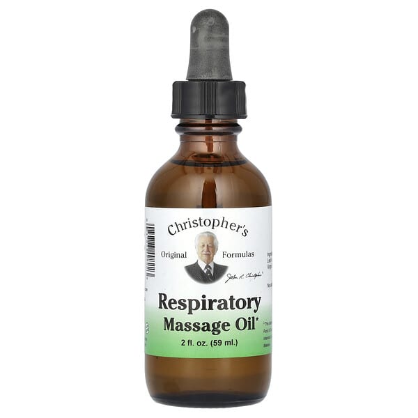 Christopher's Original Formulas, Respiratory Massage Oil, 2 fl oz (59 ml) 3 Christopher's Original Formulas, Respiratory Massage Oil, 2 fl oz (59 ml)
