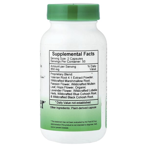 Alternative view of Christopher's Original Formulas, Slumber, 100 Vegetarian Caps